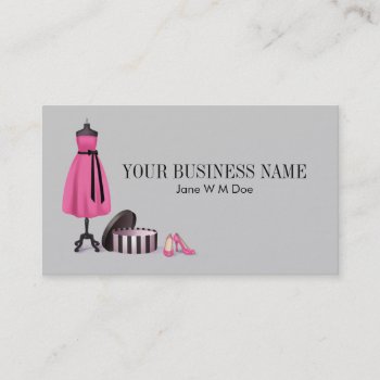 Couture Fashion Business Card by ArtbyMonica at Zazzle