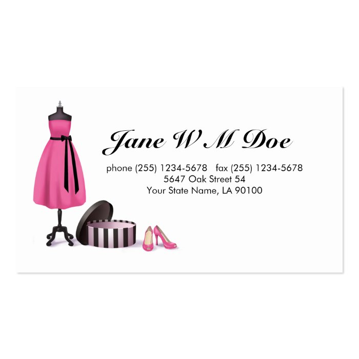 Couture Fashion Business Card