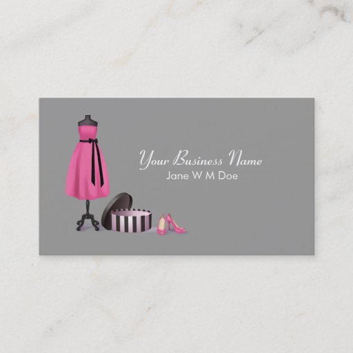 Customizable Couture Fashion Business Card