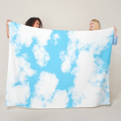 Couverture Polaire nuages Fleece Blanket