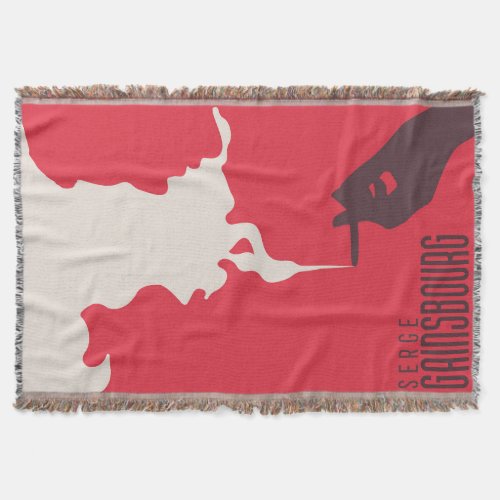 Couverture polaire Serge Gainsbourg _ Gainsbarre Throw Blanket