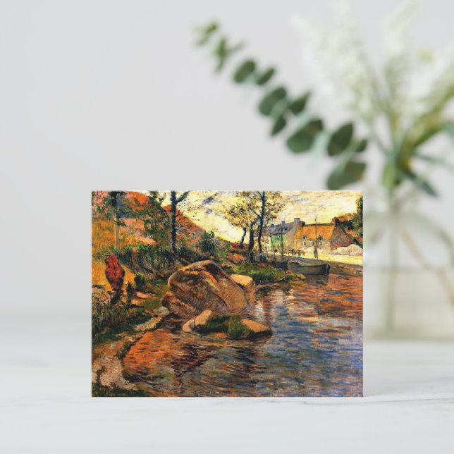 Cove Opposite Pont-Aven Harbor, Postcard (Standing Front)