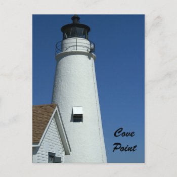 Cove Point Lighthouse Postcard by lighthouseenthusiast at Zazzle