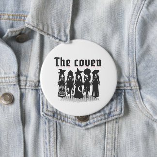 coven bachelorette party witchy button