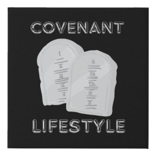 Covenant Lifestyle By Choice Faux Canvas Print