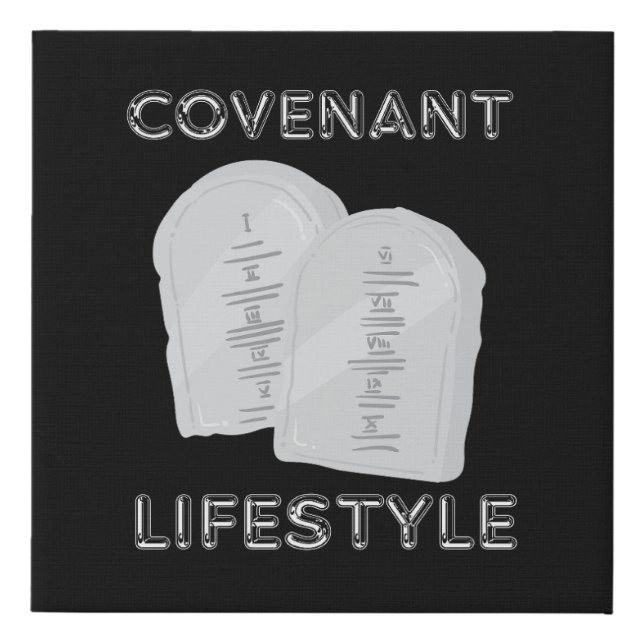 Covenant Lifestyle By Choice Faux Canvas Print (Front)