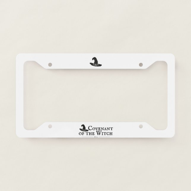 Covenant of the Witch License Plate Frame (Front)
