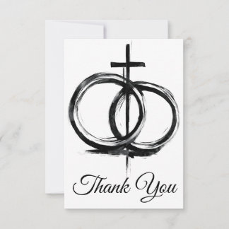 Covenant Tee – Rings, Cross, Forever Thank You Card