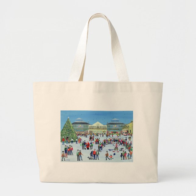 Covent Garden London Large Tote Bag (Front)
