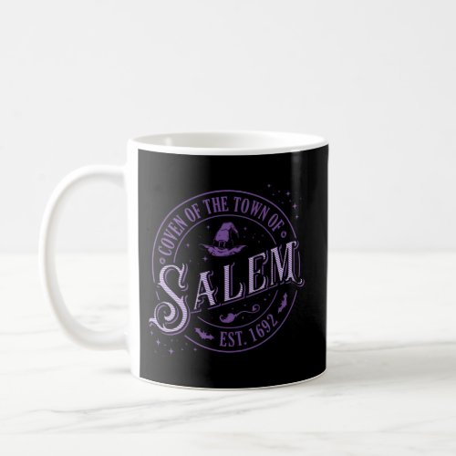 Covent Of Salem Broom Witch Halloween Coffee Mug