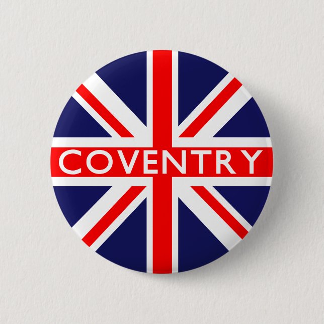 Coventry : British Flag Button (Front)