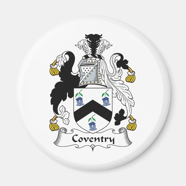 Coventry Family Crest Magnet (Front)