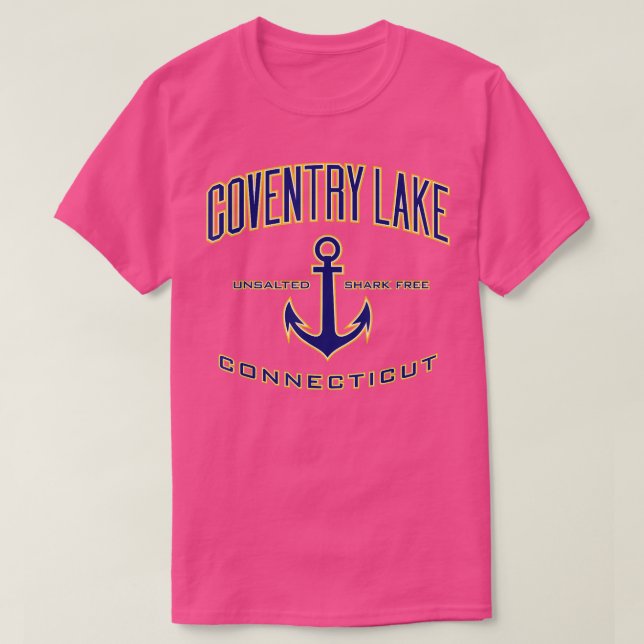 Coventry Lake CT  T-Shirt (Design Front)