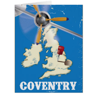 Coventry vintage travel poster cards
