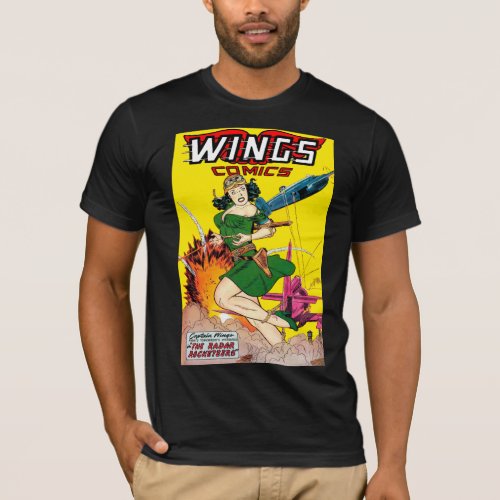 Cover Art Issue Number 90 Wings Comics T_Shirt