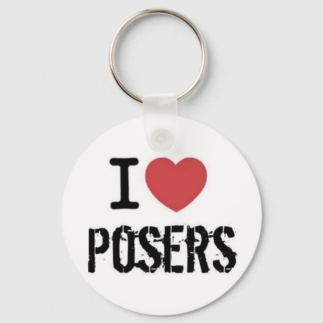 Cover band the Posers Key Chain (Front)