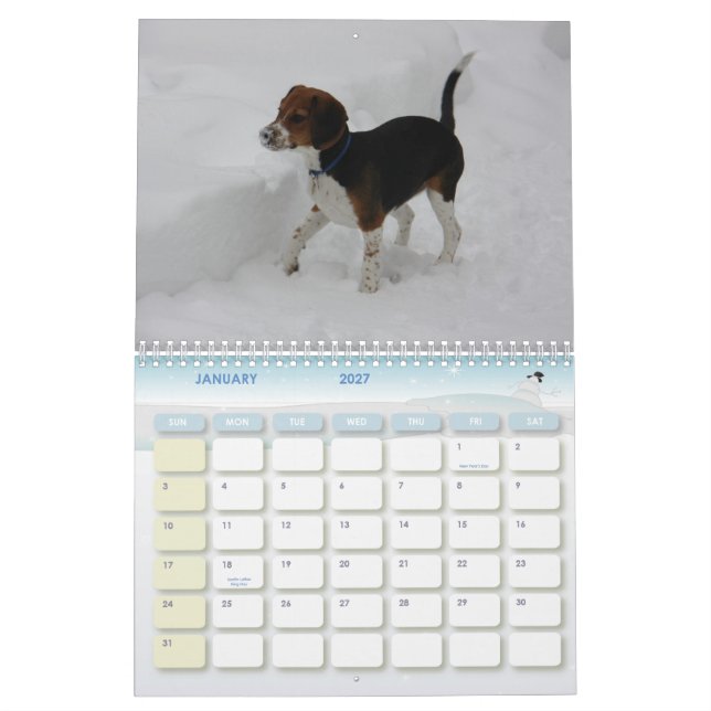 cover, Beagle Calendar (Jan 2027)