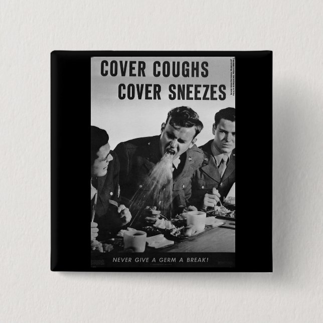 Cover coughs cover sneezes button (Front)