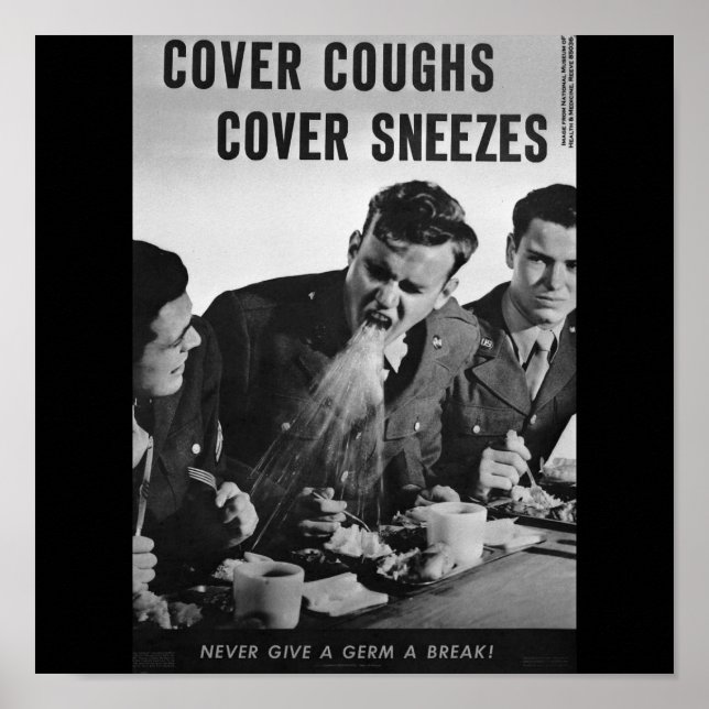 Cover coughs cover sneezes poster (Front)