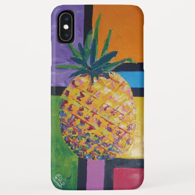 Cover for iPhone / iPad, Image Work: Pineapple, Se (Back)