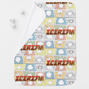 Cover For Super-Heroes Baby Blanket