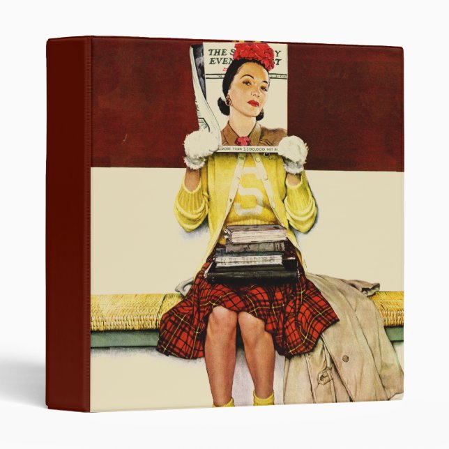 Cover Girl 3 Ring Binder (Front/Spine)