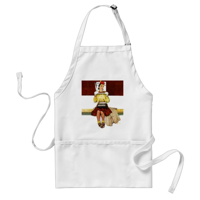Cover Girl Adult Apron (Front)