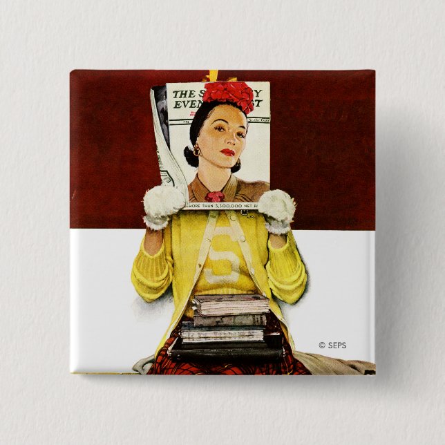 Cover Girl Button (Front)