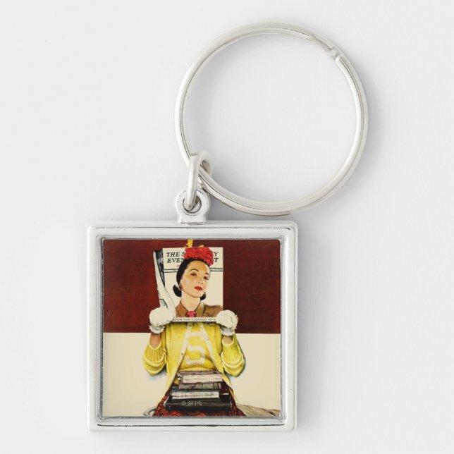 Cover Girl Keychain (Front)