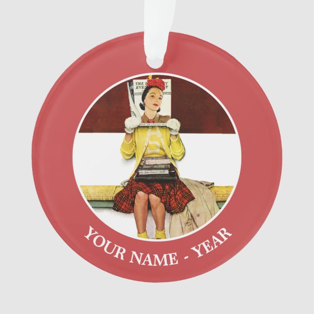 Cover Girl Ornament (Front)