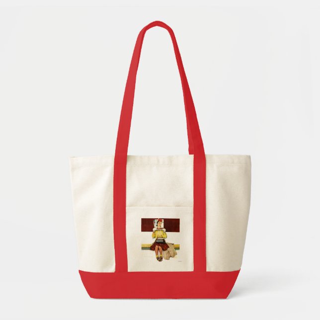 Cover Girl Tote Bag (Front)