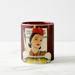 Cover Girl Two-Tone Coffee Mug