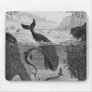 Cover Illustration '20,000 Leagues Under the Sea' Mouse Pad
