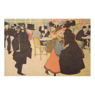 Cover illustration for 'La Vie en Rose', 1903 (col Wood Wall Decor
