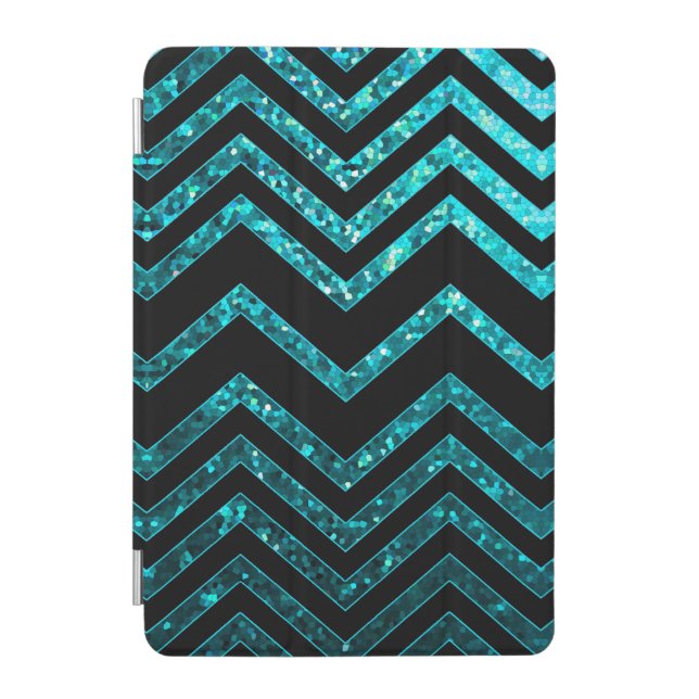 Cover iPad Mini Zig Zag Sparkley Texture (Front)