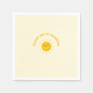 cover me sunshine, cute napkins