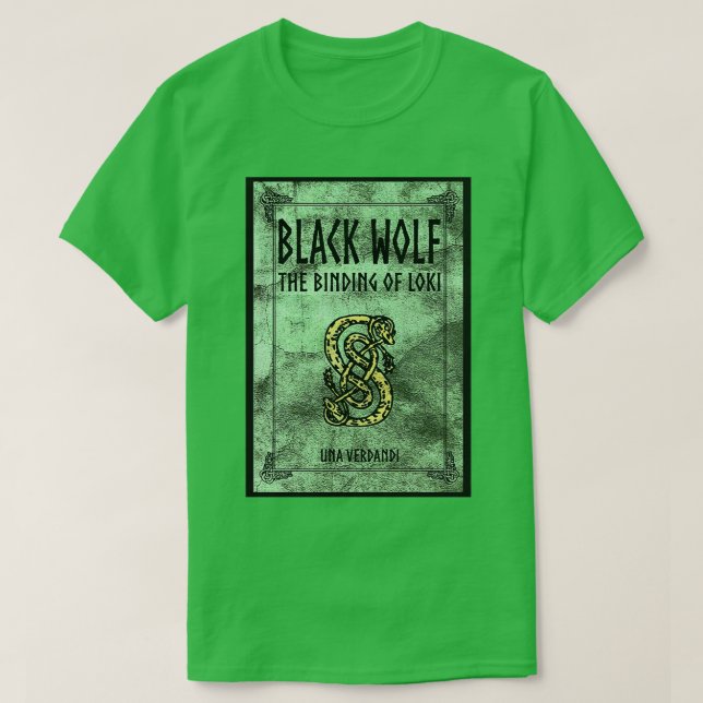 Cover of Black Wolf The Binding of Loki T-Shirt (Design Front)