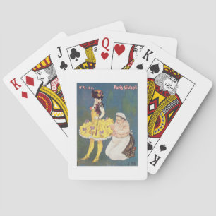 Cover of 'Paris-Vivant' Magazine, 1901 (colour lit Poker Cards