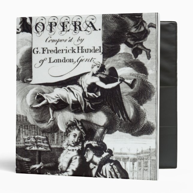 Cover of Sheet Music for Julius Caesar 3 Ring Binder (Front/Inside)