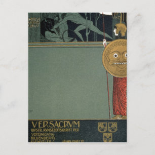Cover of Ver Sacrum the journal of the Postcard