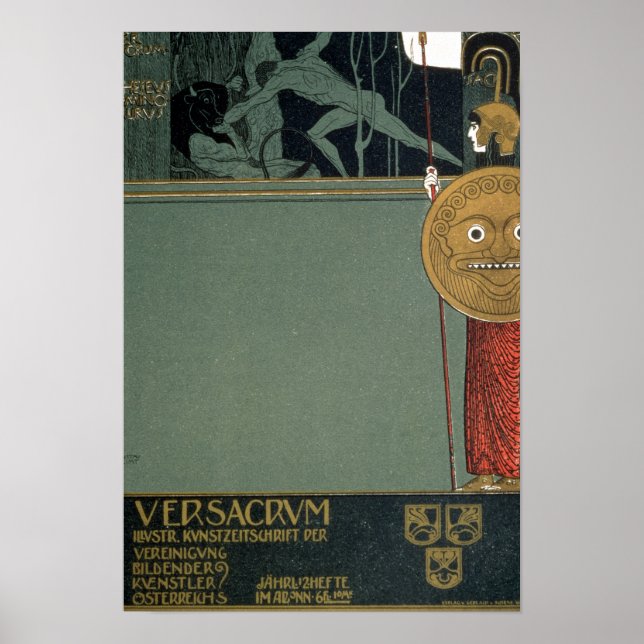 Cover of Ver Sacrum the journal of the Poster (Front)
