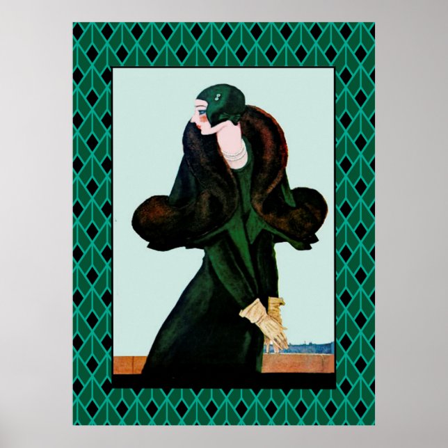 Cover Vintage Art Deco Poster (Front)