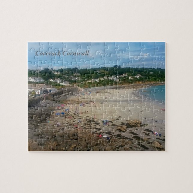 Coverack Beach Cornwall England Photo Jigsaw Puzzle (Horizontal)