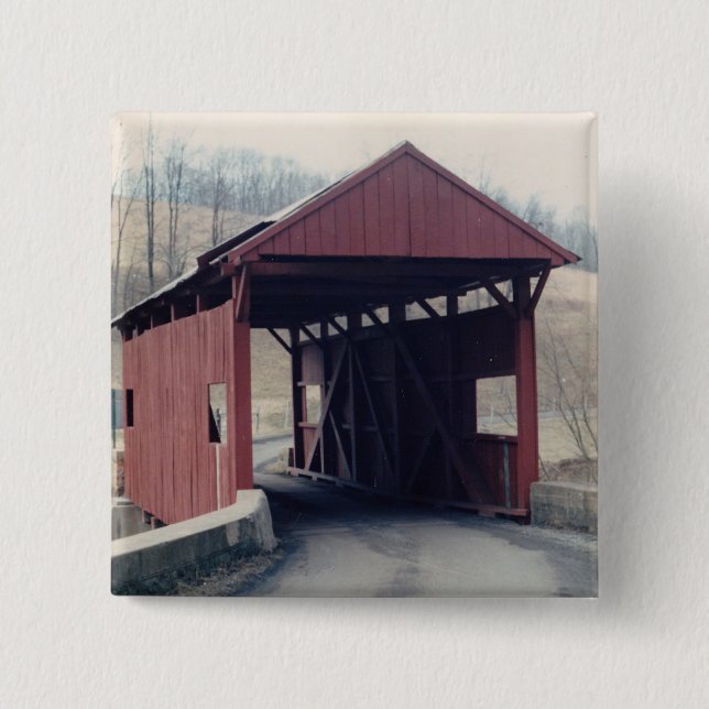 Covered Bridge Button (Front)