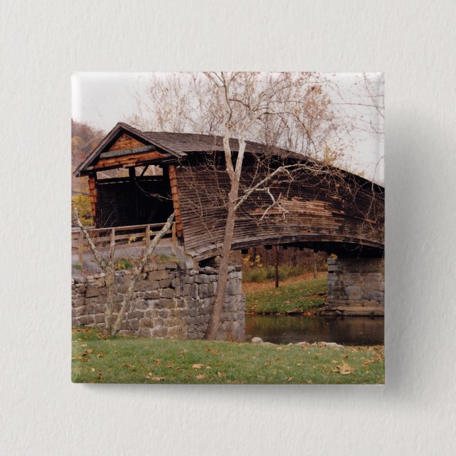 Covered Bridge Button (Front)