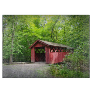 Covered Bridge Cutting Board