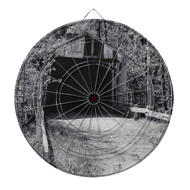Covered Bridge Dart Board (Front)