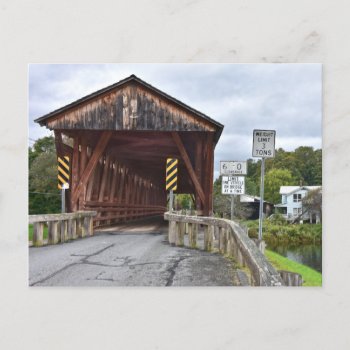 Covered Bridge  Downsville  New York Postcard by catherinesherman at Zazzle
