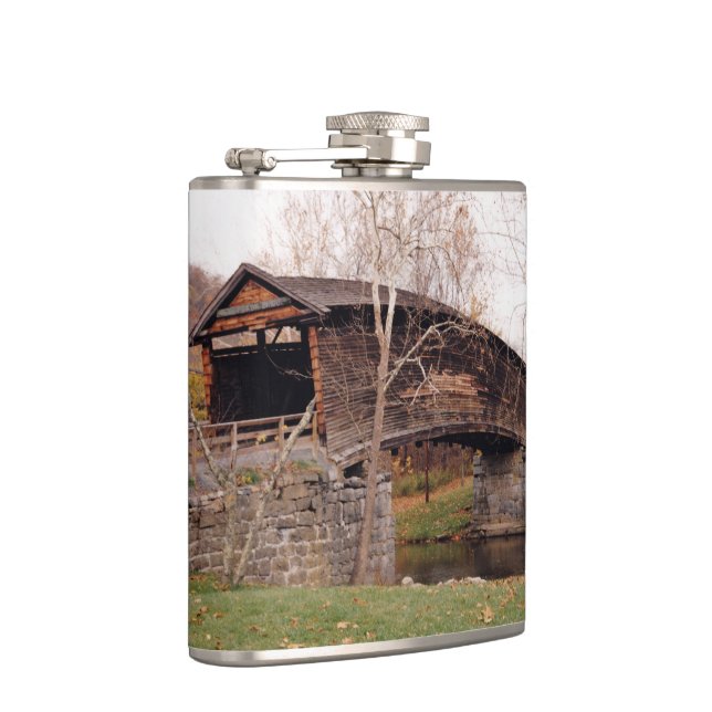 Covered Bridge Flask (Right)