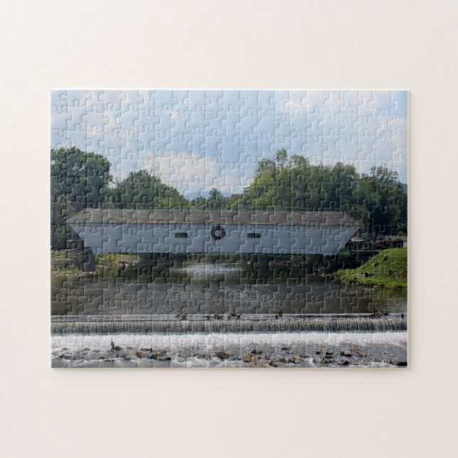 Covered Bridge Jigsaw Puzzle (Horizontal)